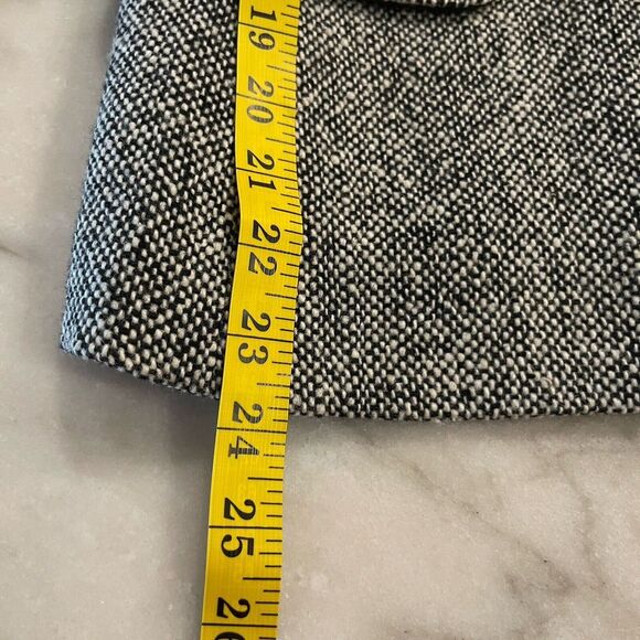 Isaac Mizrahi Women's Blazer‎ Tweed Jacket Black White Size Medium - Picture 4 of 6